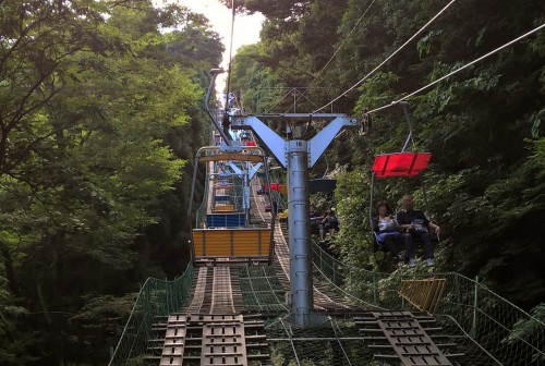 Télésiège du mont Takao pour atteindre le sommet sans se fatiguer