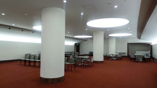 Salle de réunion du stade « Ōita Bank Dome » qui accueillera la coupe du monde de rugby au Japon de 2019 sur l'île de Kyushu