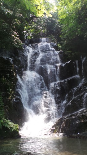 Cascade Shiraito dans la péninsule d'Itoshima