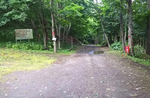Sentier de randonnée panorama dai, village onsen de Sounkyo, Hokkaido, Japon. 