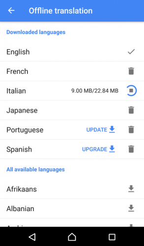 L'application google traduction, pratique pour décrypter le japonais.