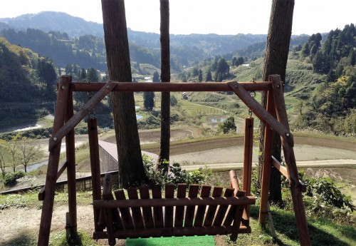 Joli village rural de Yamakoshi, Japon.