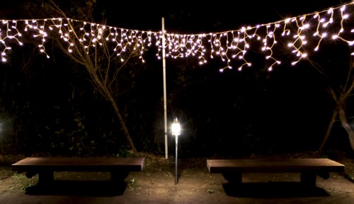 Illuminations d'hiver de l'île d'Enoshima près de Tokyo, Ryuren no kane, Japon.