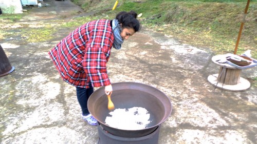 Expérience en Nouhaku à Izumi : préparation de genmaicha