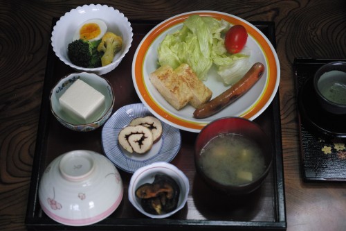 Expérience en Nouhaku à Izumi : petit-déjeuner maison