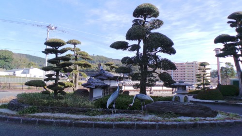 La gare d'Izumi, Kyushu, Japon.