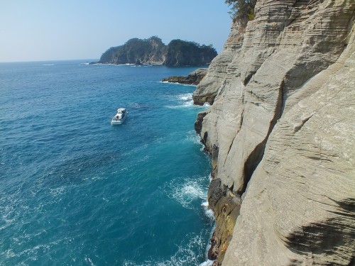 La grotte de Dogashima Tensodo au départ de Dogashima, péninsule d'Izu, Shizuoka.