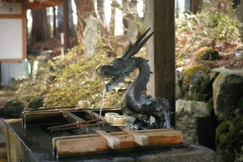 Fuji Sengen-jinja, sanctuaire dédié au Fuji, préfecture de Shizuoka, Japon.