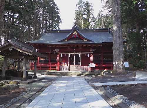 Fuji Sengen-jinja, sanctuaire dédié au Fuji, préfecture de Shizuoka, Japon.