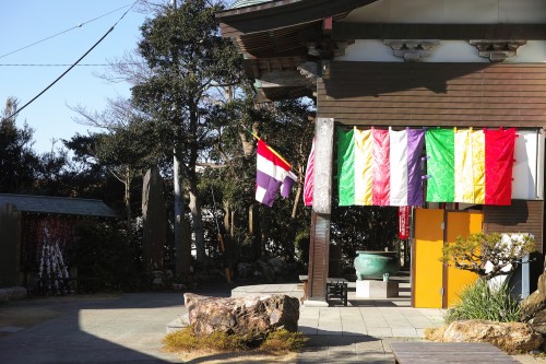 Le temple Kanzan-ji situé dans le mont Kanzan, Shizuoka