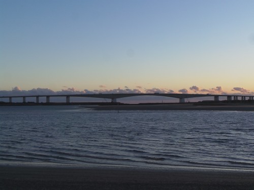 Le lac Hamana-ko, Shizuoka.