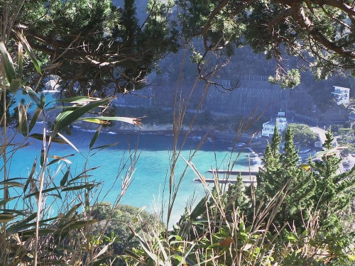 Santuaire Kumomi Sengen à Kumomi Onsen, village de pêcheurs de la péninsule d'Izu