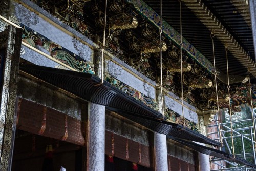 le pavillon principal Hon-Den au sanctuaire Toshogu à Nikko