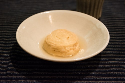 un plat du restaurant Nagomi Cha-Ya de yuba à Nikko