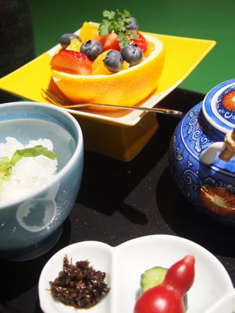 Dîner traditionnel japonais au Kinugawa Park Hotel