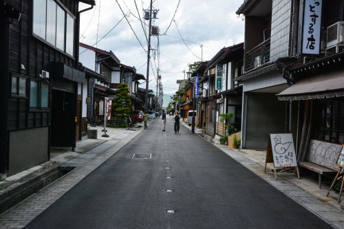 les rues sannomachi et ninomachi à Hida Furukawa, Gifu