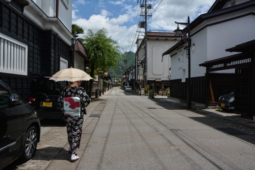 La brasserie de saké Watanabe à Hida Furukawa, Gifu