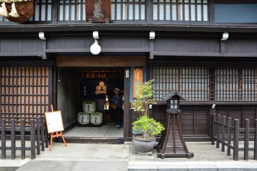 La brasserie de saké Watanabe à Hida Furukawa, Gifu