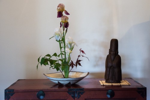 Les espaces communs du Tanekura Inn, en pleine nature tout près de Hida Furukawa, Gifu