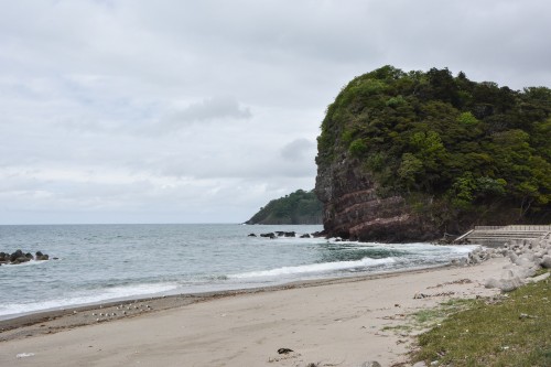 le rocher du temple Hakogata Hachimangu Shaso
