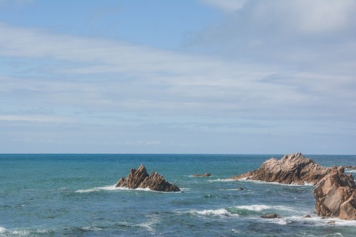 le paysage du train entre Murakami et Gatsugi