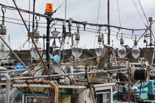 Le port de pêche de Neya proche de Gatsugi dans la préfecture de Niigata
