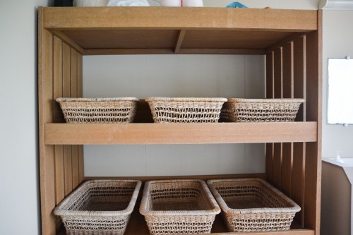 La salle de bain du minshuku takimoto sur l'île de Sado, Niigata