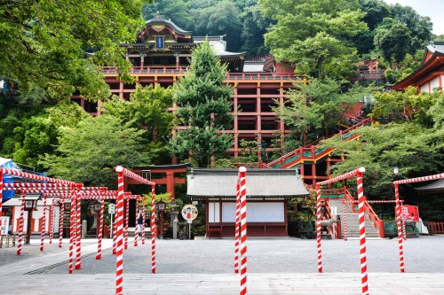 Le sanctuaire Yūtoku Inari dans la ville de Kashima, préfecture de Saga