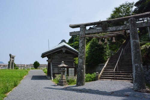 Tajima Shrine sur l'ile de Kabe dans la préfecture de Saga à Kyushu