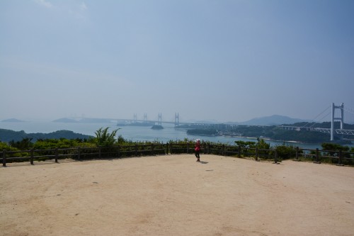 le point de vue de la mer intérieure de Seto depuis le Washuzan dans le parc national Setonaikai, Okayama, Japon