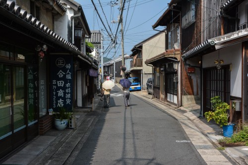 Le village de pêcheurs de Shimotsui en mer intérieure de Seto, Okayama, Japon