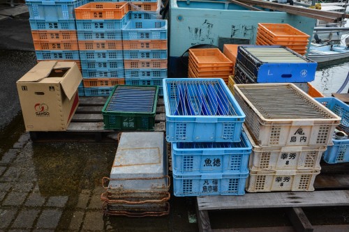 Le village de pêcheurs de Shimotsui en mer intérieure de Seto, OkaLe village de pêcheurs de Shimotsui en mer intérieure de Seto, Okayama, Japonyama, Japon