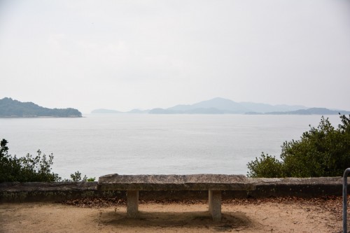 Le sanctuaire Shimotsui Gion à shimotsui en mer intérieure de Seto, Kurashiki, Okayama