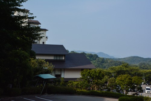 Lhôtel Washu Highland Hotel avec vue sur la mer intérieure de Seto à Kurashiki, Okayama, Japon 