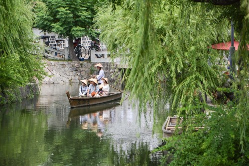 visite du quartier historique de Kurashiki, le Bikan avec le beau canal