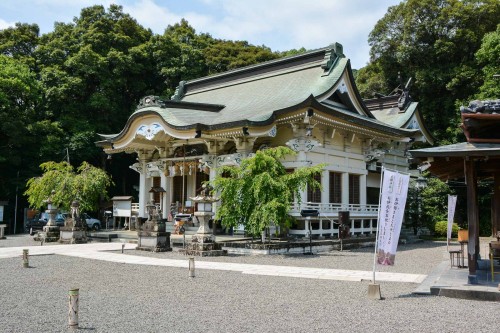 Le sanctuaire Takeo Shrine à Takeo Onsen dans la prefecture de Saga