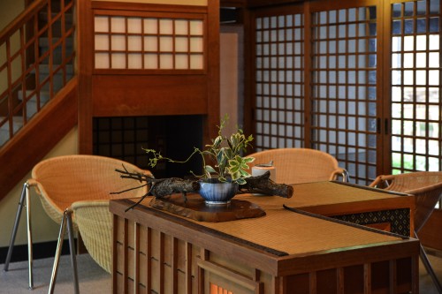 Le ryokan Mifuneyama Kanko Hotel à Takeo Onsen dans la prefecture de Saga avec de beaux espaces communs 