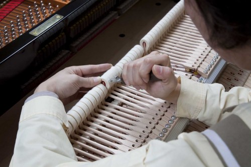 Pianos Yamaha, usine, visite, piano à queue