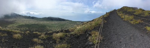 Oshima, Pacifique, île de Tokyo, cratère, Mihara