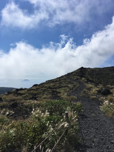 Oshima, Pacifique, île de Tokyo, cratère, Mihara