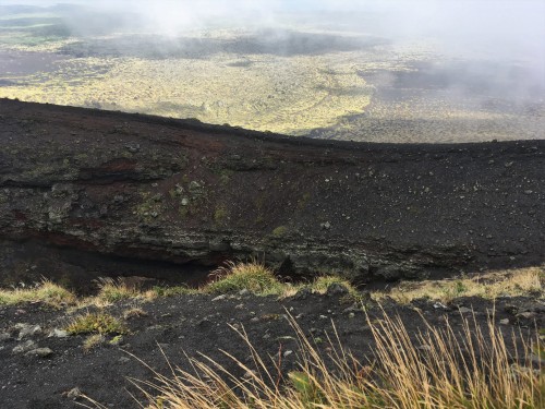 Oshima, Pacifique, île de Tokyo, cratère, Mihara