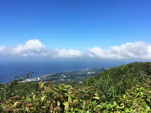 Oshima, Pacifique, île de Tokyo, cratère, Mihara, Motomachi