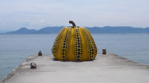 Naoshima, Yayoi Kusama, Pumpkin, Museum, Musée, Japon