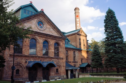 sapporo, beer garden, biere, musée, briques rouges
