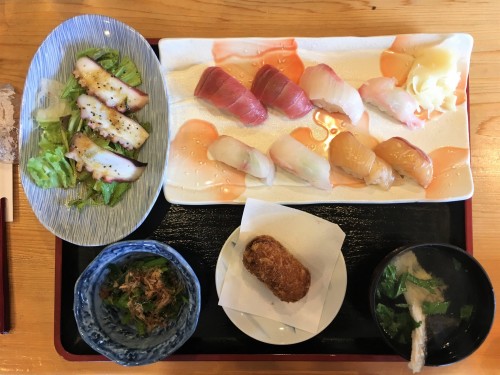 Oshima, Pacifique, île de Tokyo, cuisine, sushi