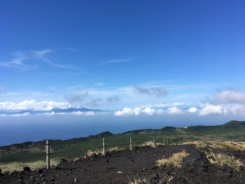 Oshima, Pacifique, île de Tokyo, cratère, Mihara, Mont Fuji