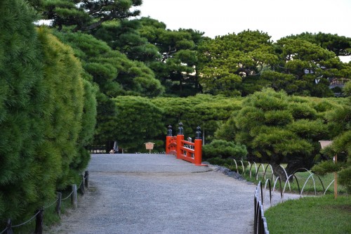 Le jardin Risturin à Takamatsu dans la préfecture de Kagawa au Japon