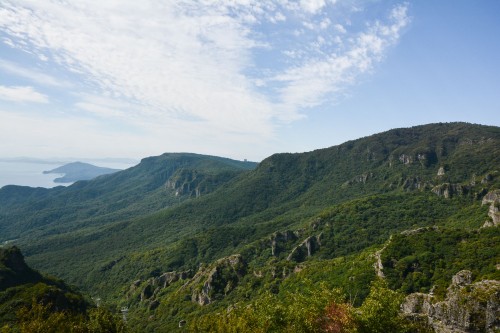 La vallée de Kanka-Kei sur l'île de Shodoshima dans la prefeture de Kagawa