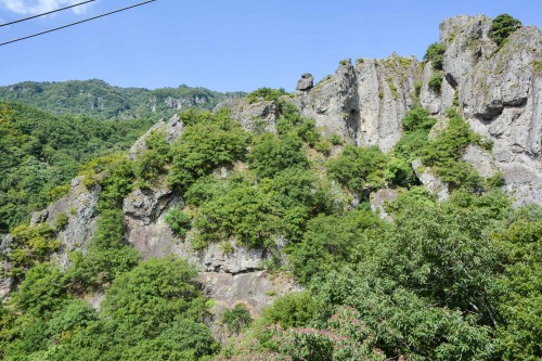 La vallée de Kanka-Kei sur l'île de Shodoshima dans la prefeture de Kagawa