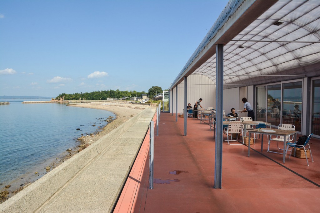 Umi no restaurant sur l'île de Teshima au Japon